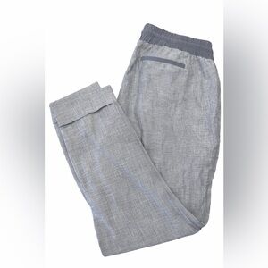 NWOT Athleta Light Gray Jogger Pants with Elastic Waist
